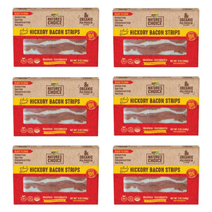 Nature's Choice Plant Based Bacon Strips (6 Pack Bundle)