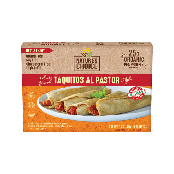 Nature's Choice Plant Based Taquitos Al Pastor Style (6 Pack Bundle)